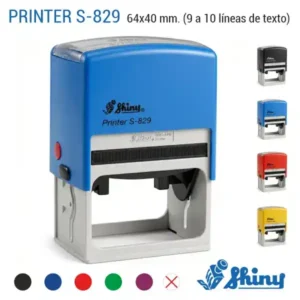 Shiny S-829 - 64x40 mm. Sello Personalizado