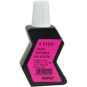 Tintas invisible Alpha 51 UV