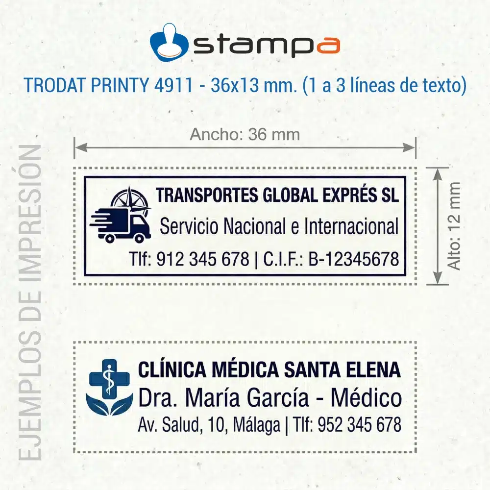 Printy 4911 - 36x13 mm. - Imagen 5
