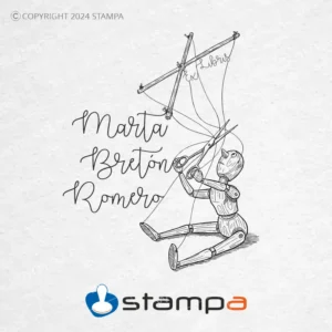 Diseño Vectorial Marioneta Cortando Hilos