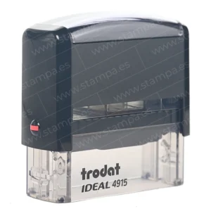 Vista lateral sello autotintable Trodat Ideal 4915 compatible con Printy